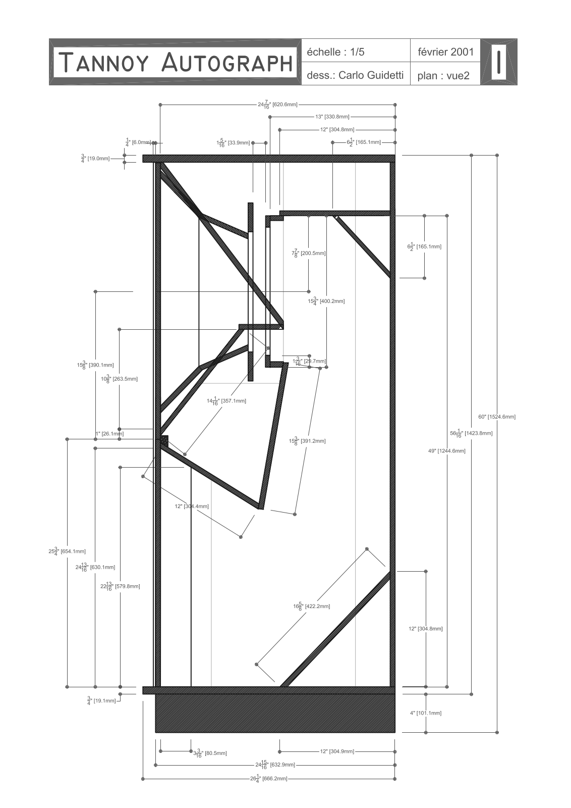 Tannoy Autograph Schematic