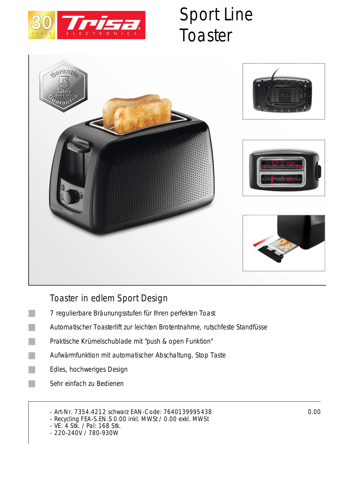 Trisa 7354.4212 User Manual