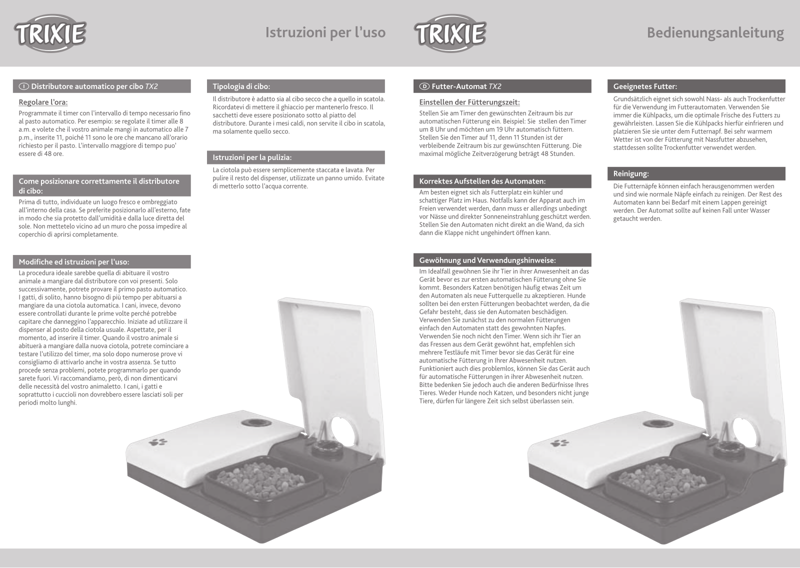 Trixie TX2 User Manual