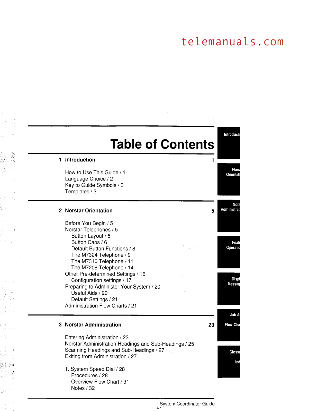 Norstar dr32 User Guide