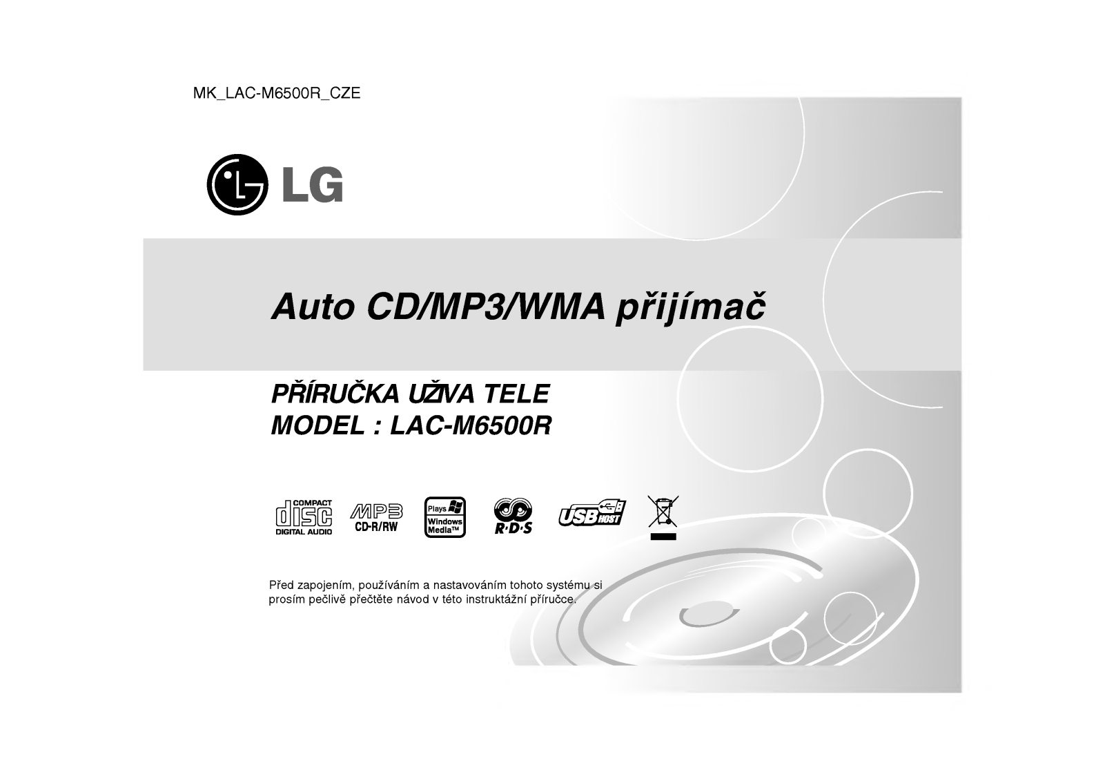 Lg LAC-M6500R User Manual