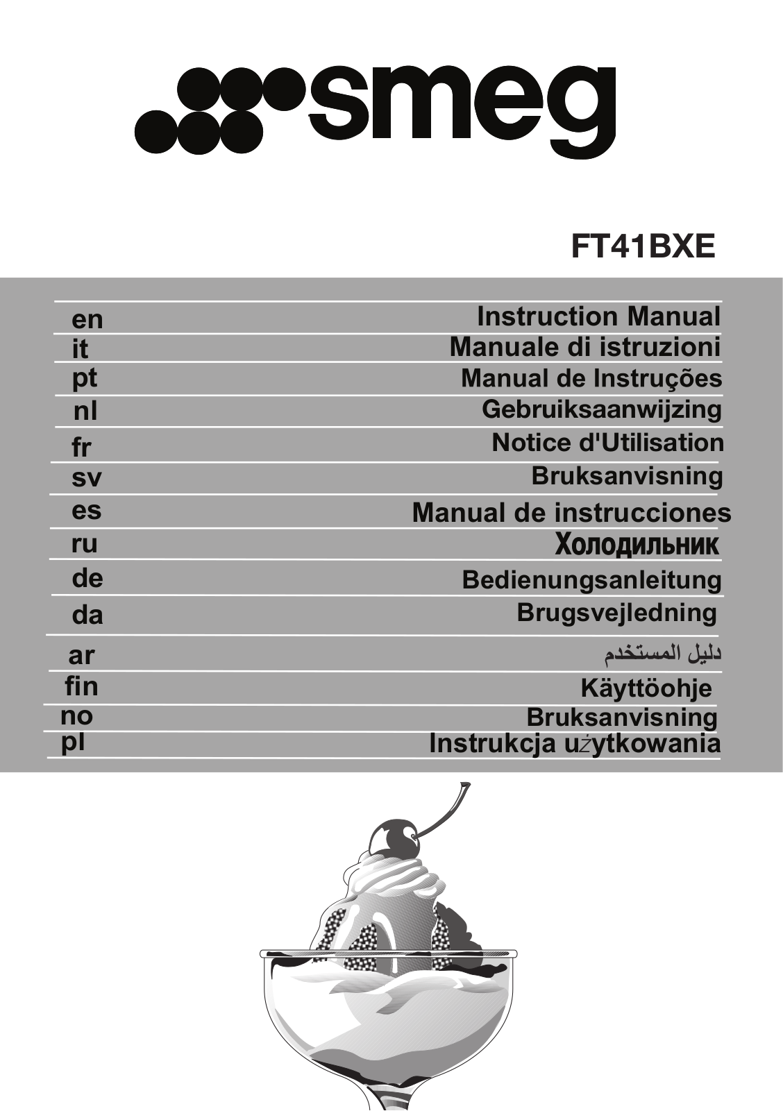 Smeg FT41BXE User manual