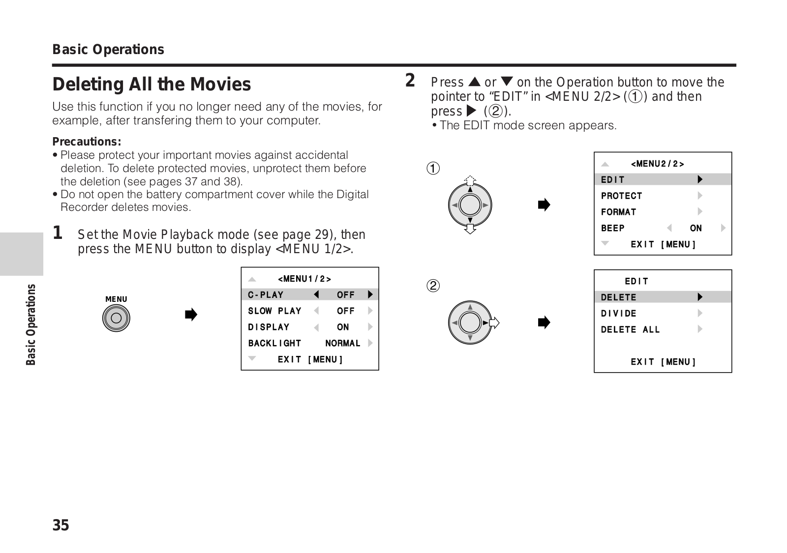 SHARP VNEZ1U Operation Manual