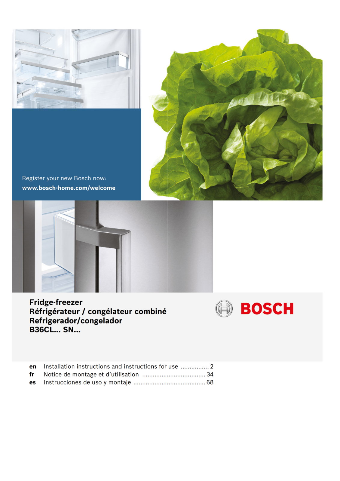 Bosch B36CL User Manual