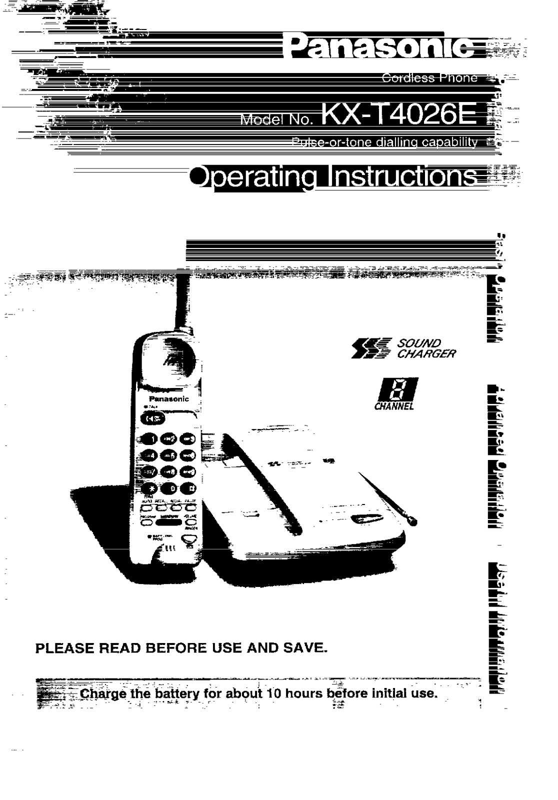 Panasonic KX-T4026E User Manual