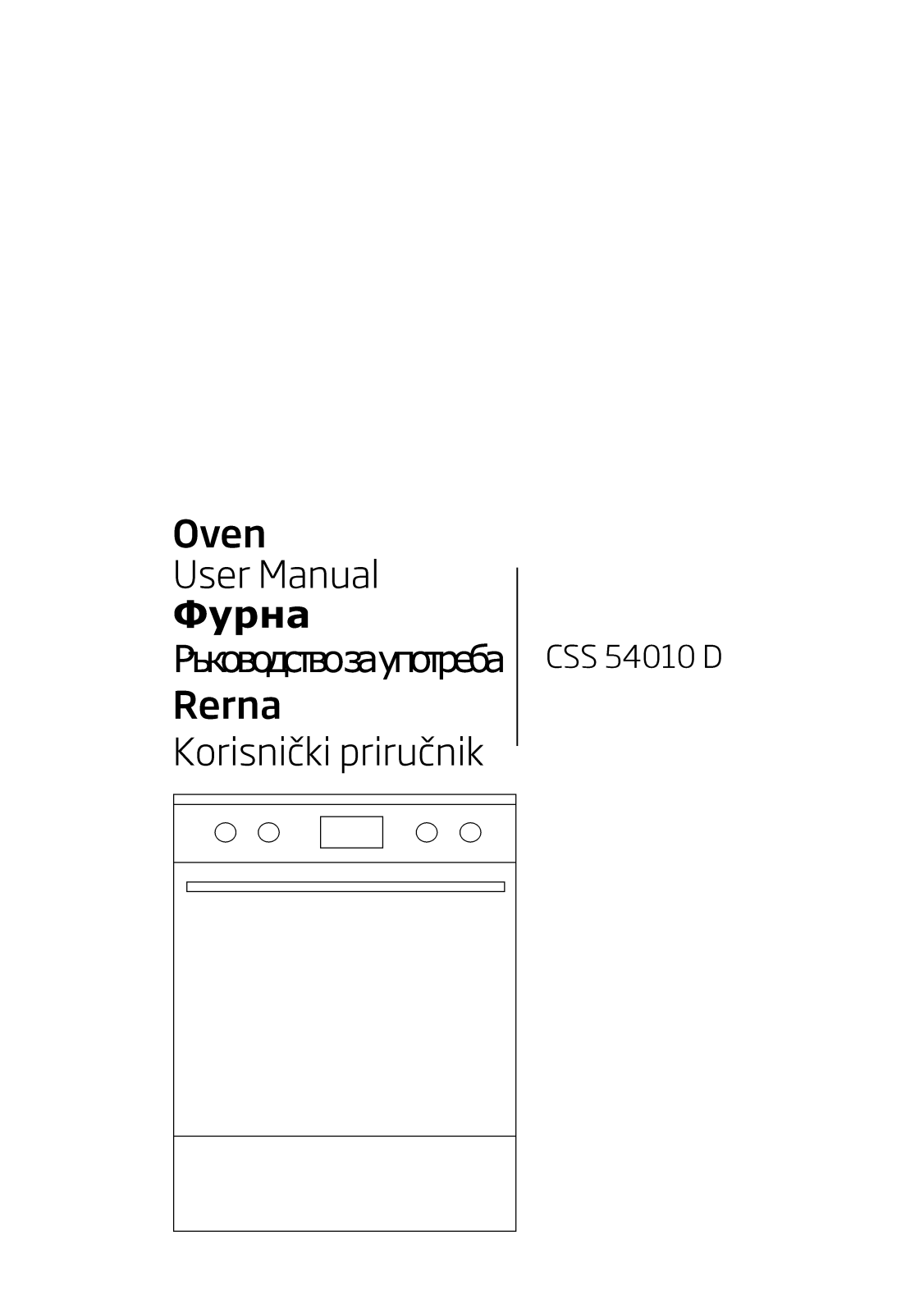 Beko CSS54010D User manual