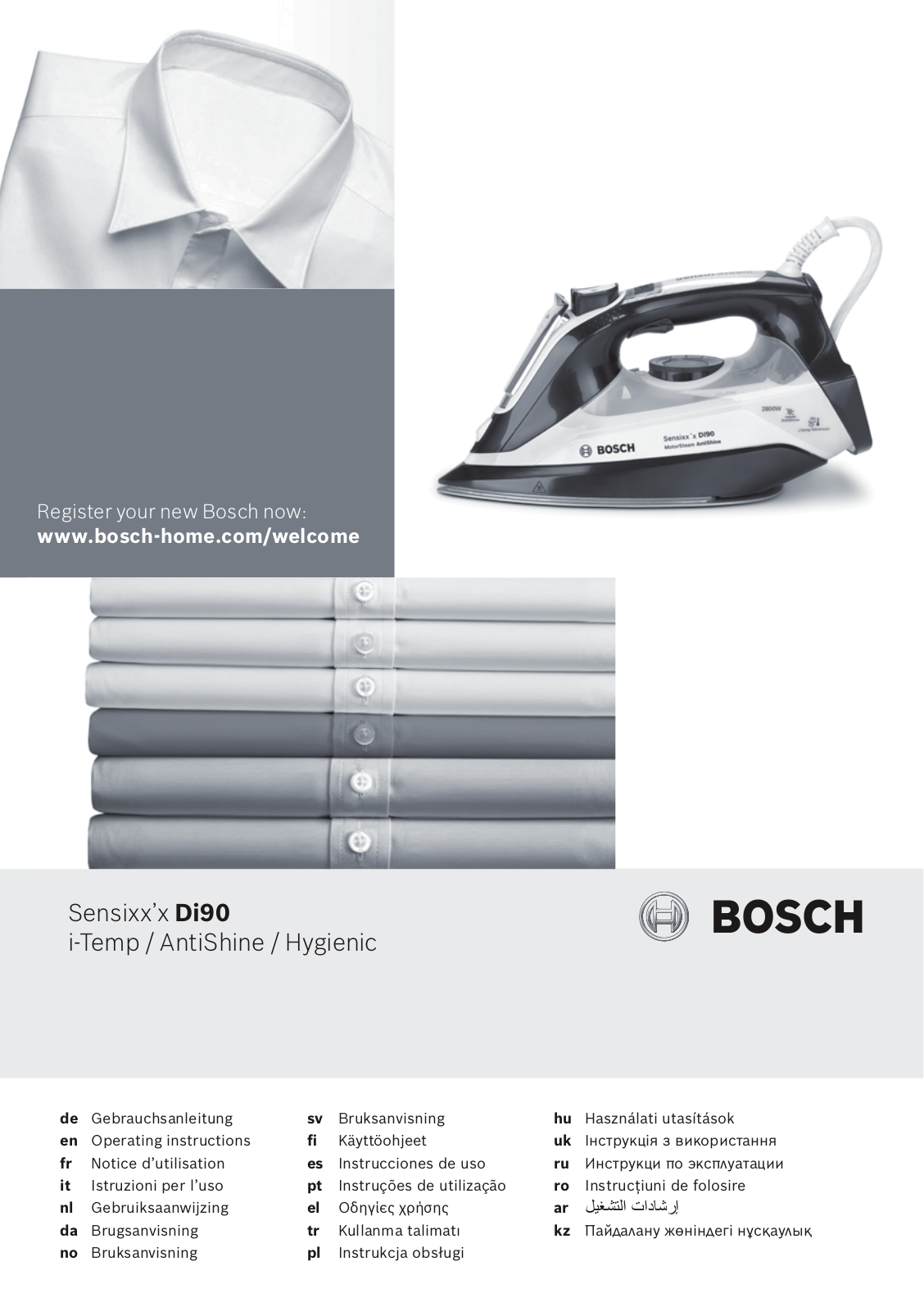 Bosch TDI903231H User Manual