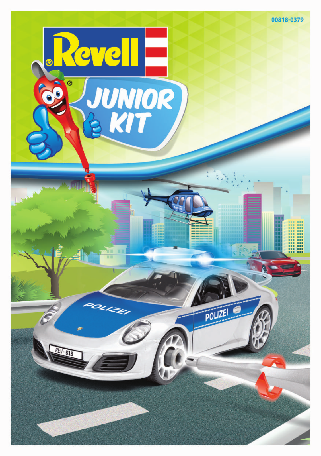 Revell Junior Kit Porsche 911 Targa 4S Polizei Service Manual