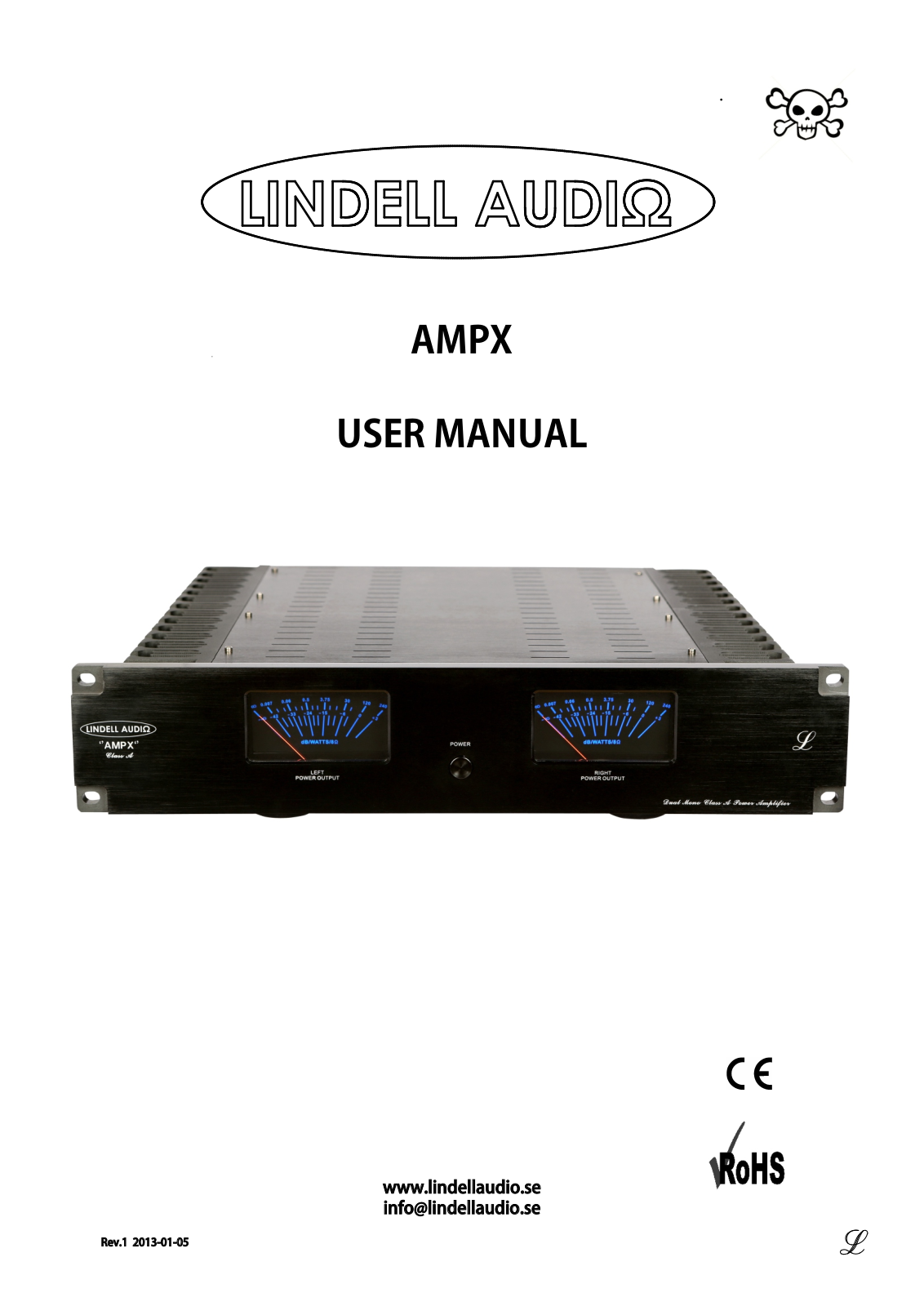 Lindell Audio AMP-X User manual