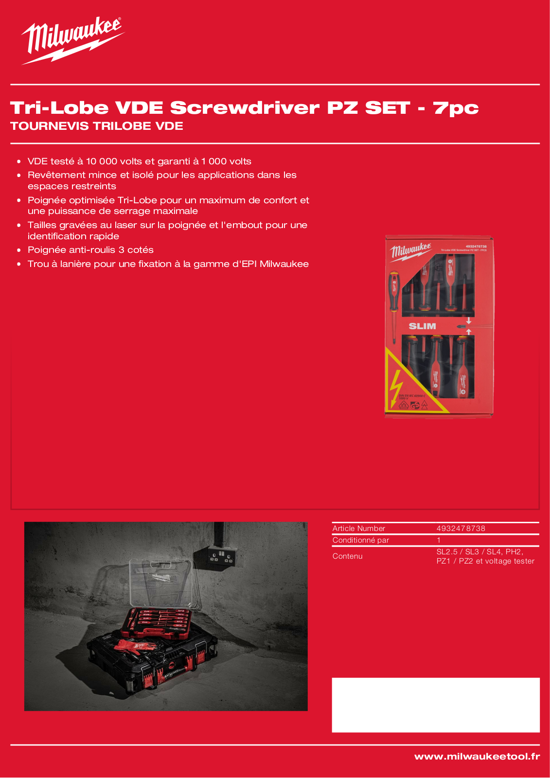 Milwaukee 4932478738 Specification - ManualMachine.com