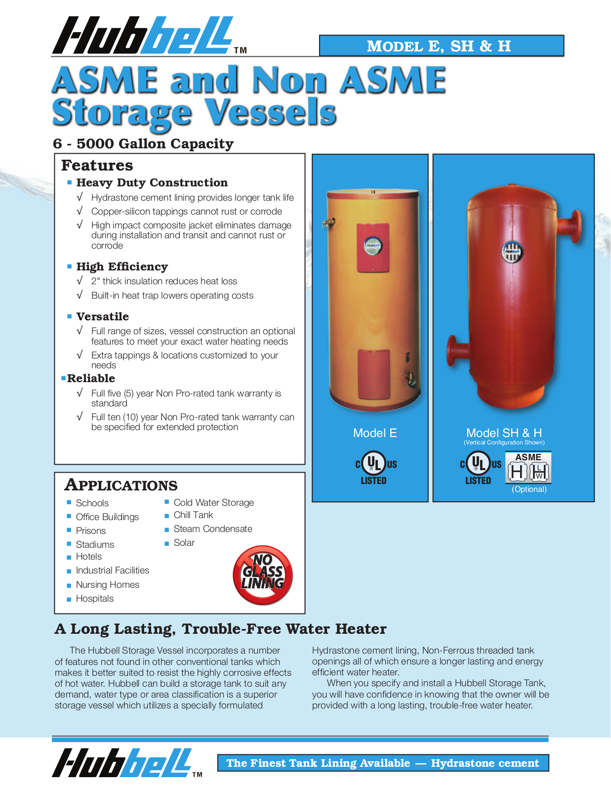 Hubbell Electric Heater E120 User Manual