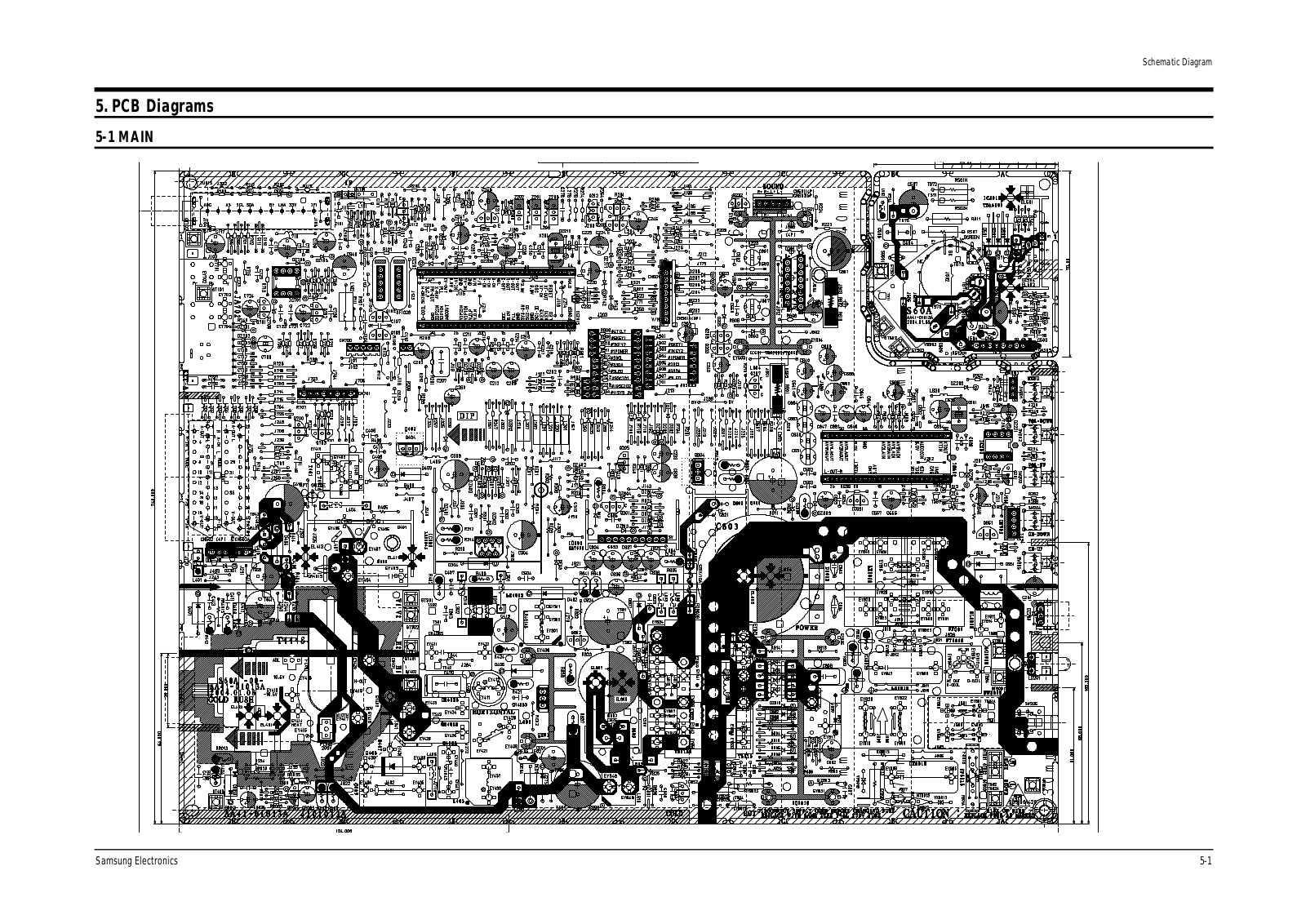 SAMSUNG CS-29K5MQQ Schematic PCB Diagram