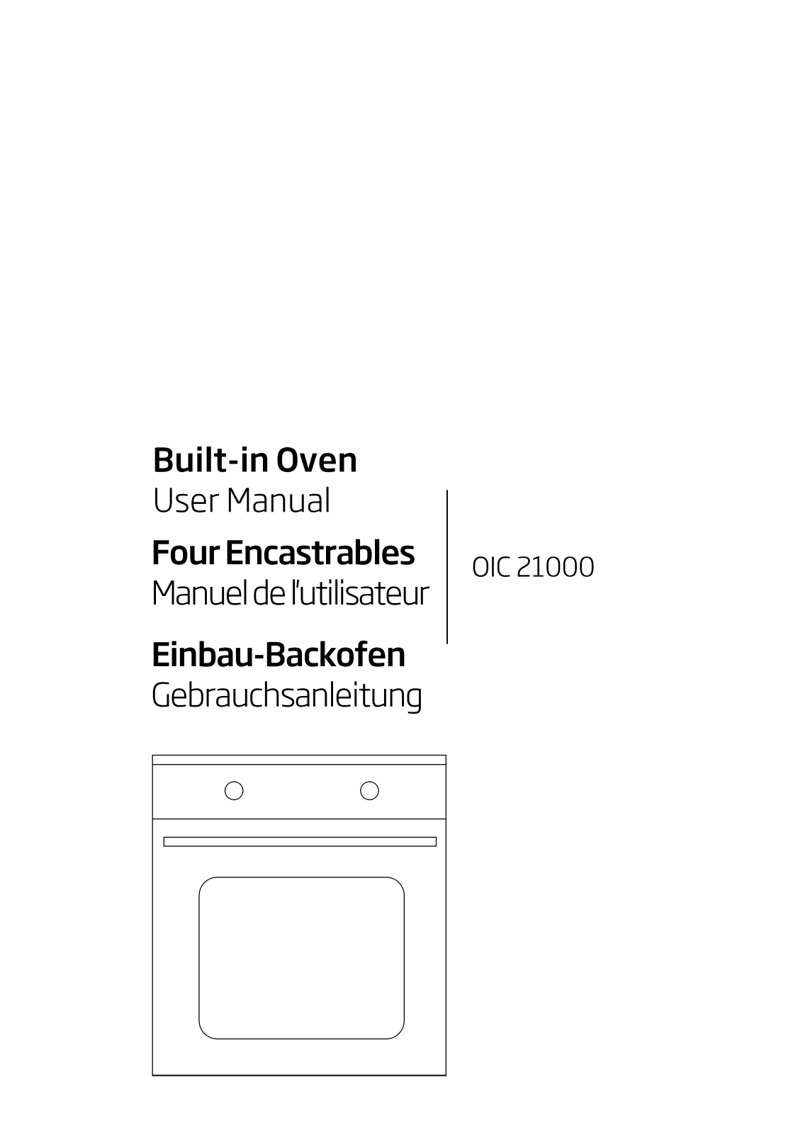 Beko OIC21000 User manual