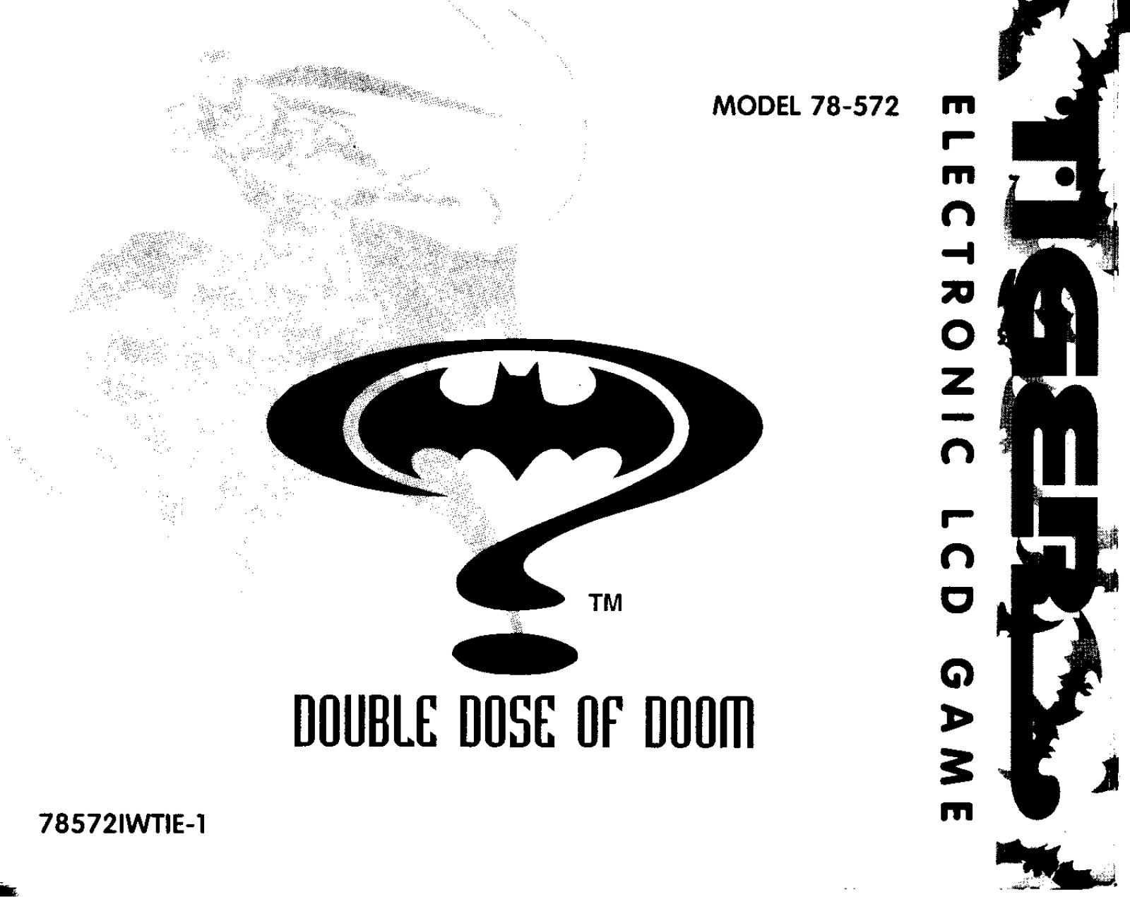 HASBRO Batman Double Dose of Doom Electronic LCD Game User Manual