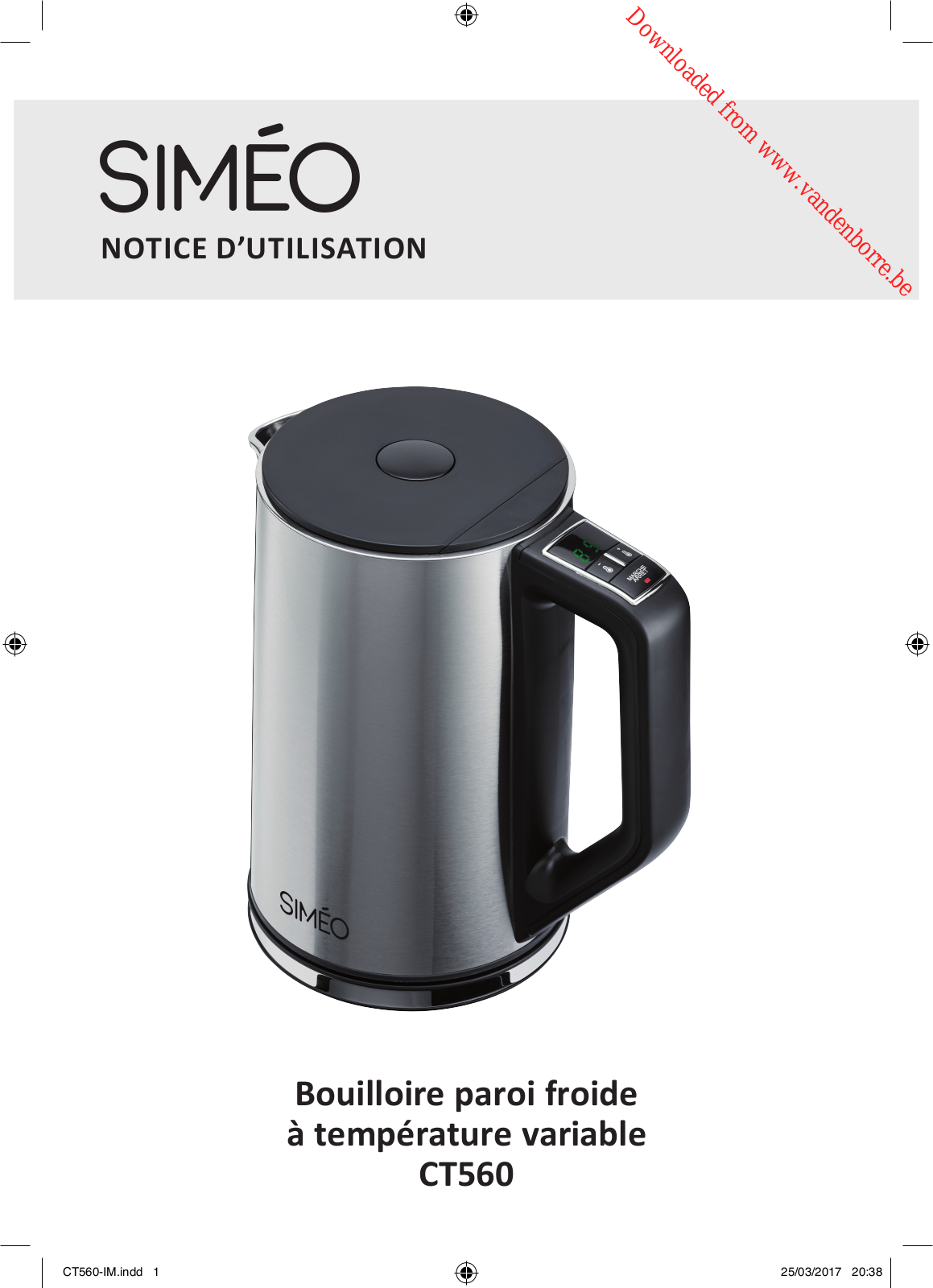 SIMEO CT560 User Manual - ManualMachine.com