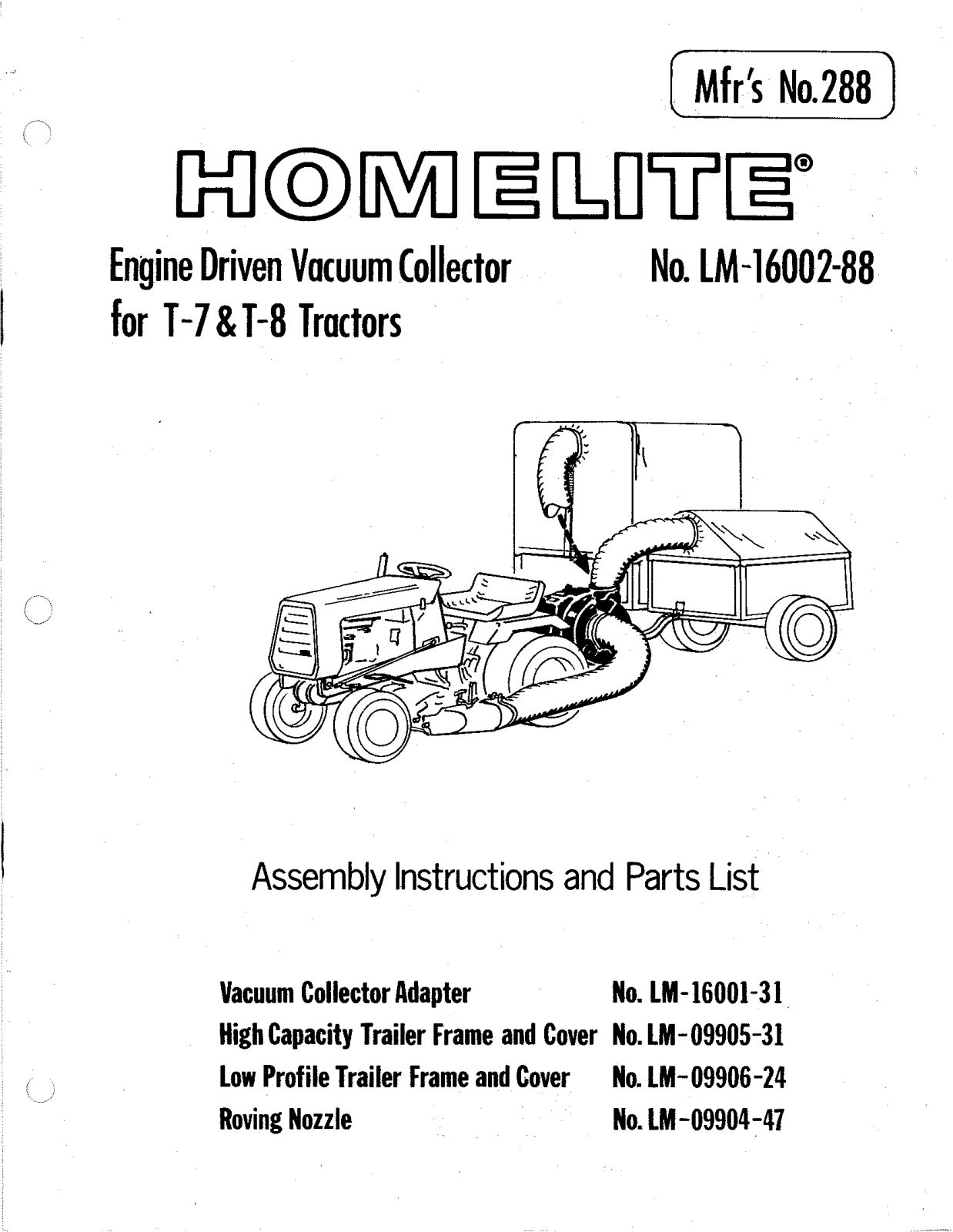 Homelite T-8, T-7 User Manual