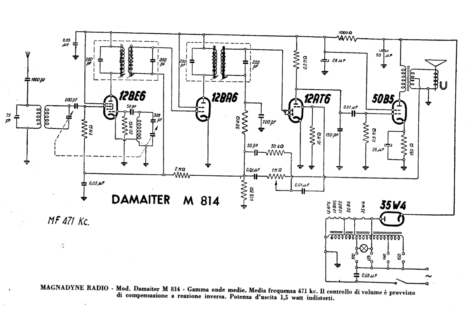 Magnadyne m814 schematic