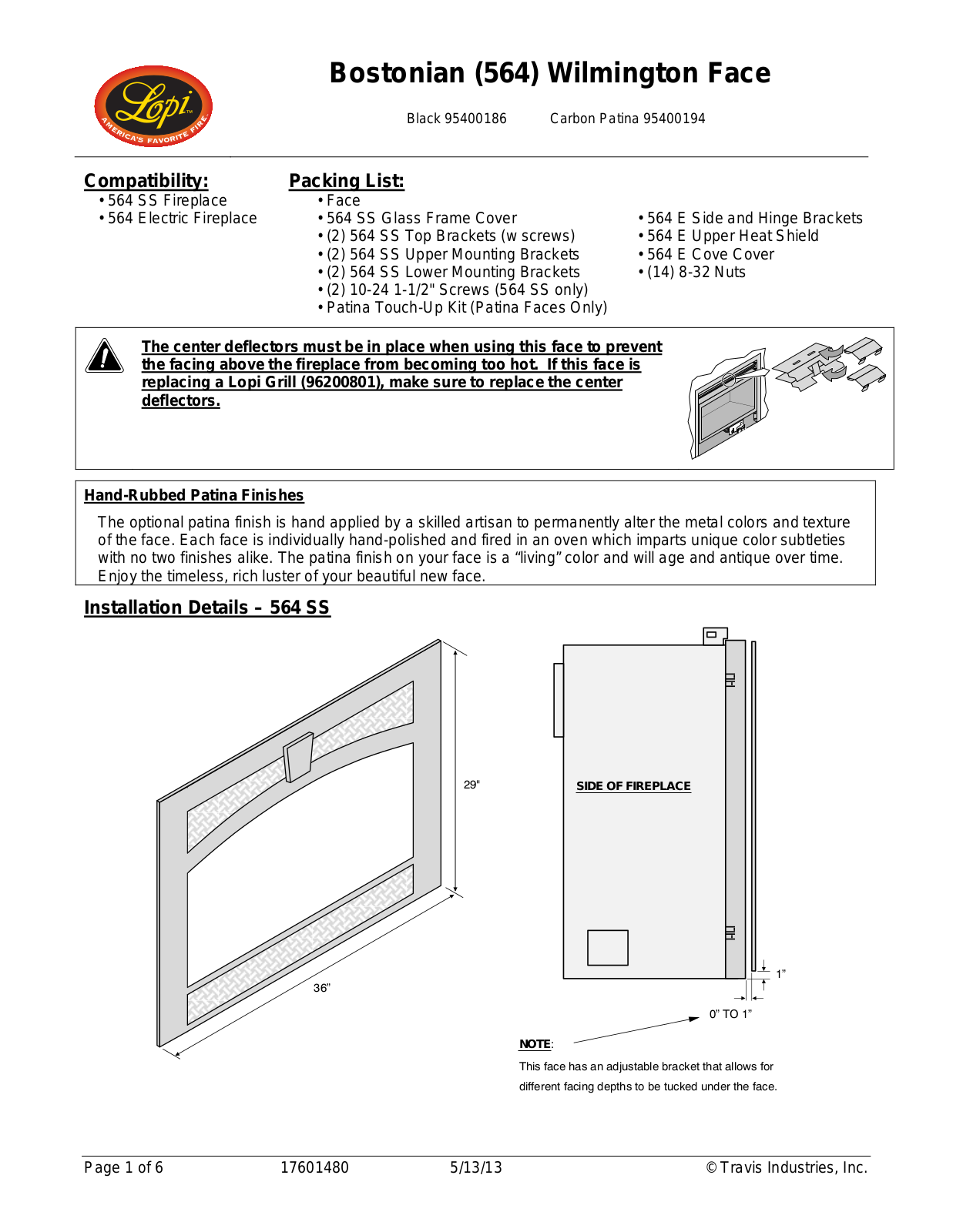 Lopi 564 User Manual