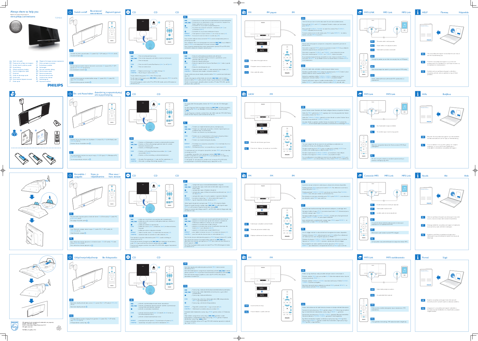 Philips TCM350/12 User Manual