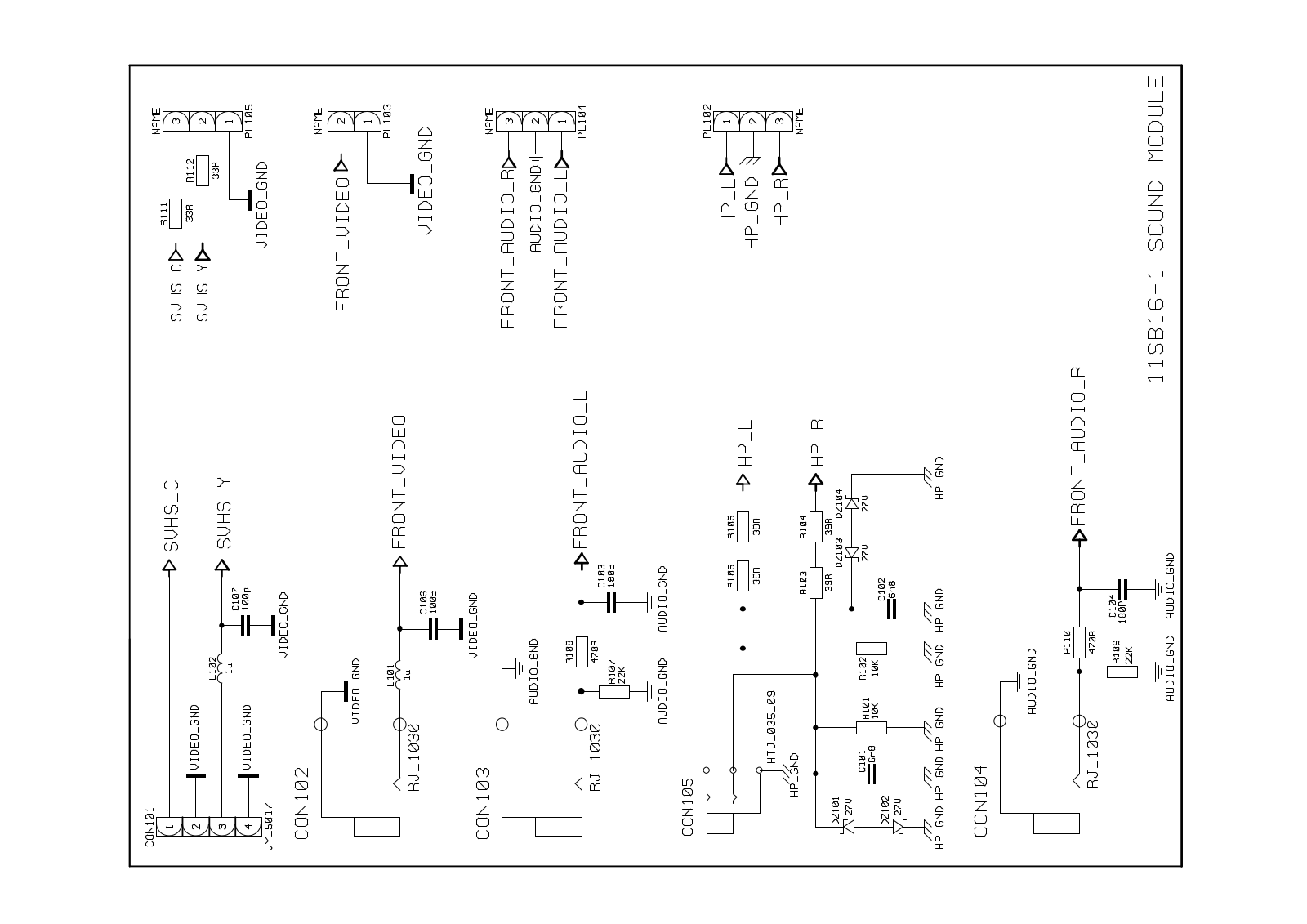 Vestel 11SB16-3 schematic