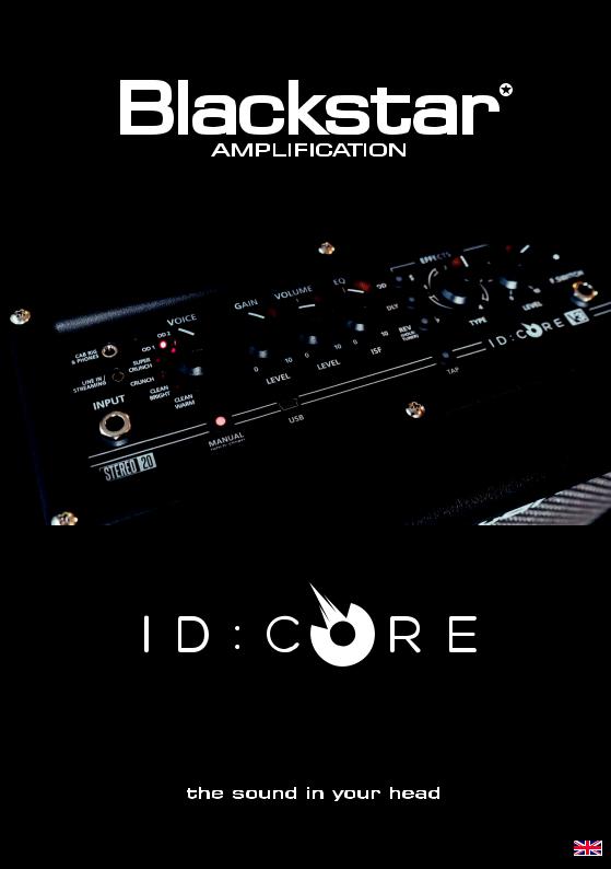 Blackstar ID:Core Stereo 40 V3, ID:Core Stereo 20 V3, ID:Core Stereo 10 V3, ID:Core Stereo 10 V3 Cream Owner`s manual