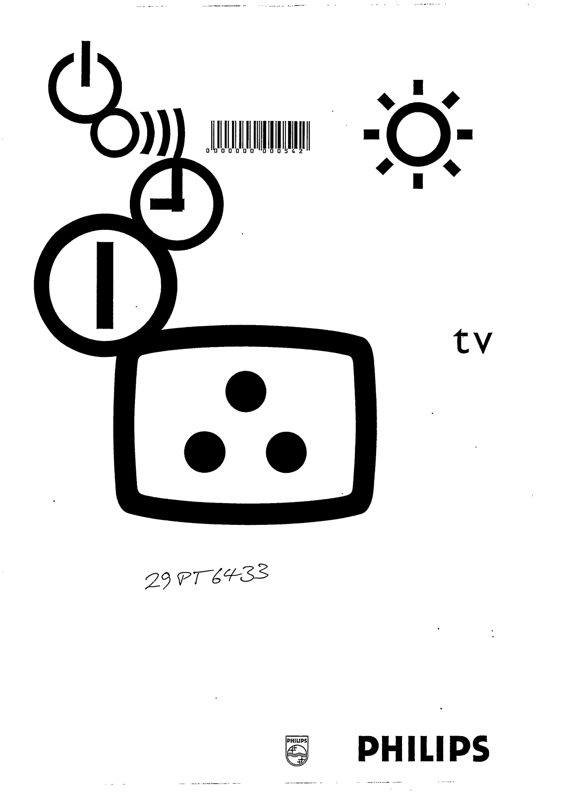 Philips 29PT6433 User Manual