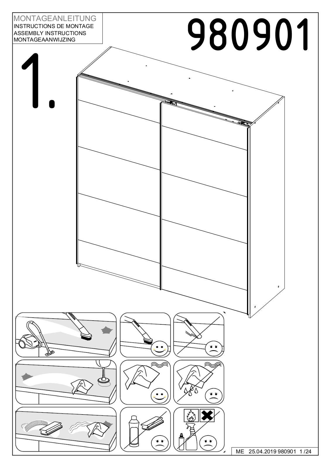 Wimex 980901 Assembly instructions