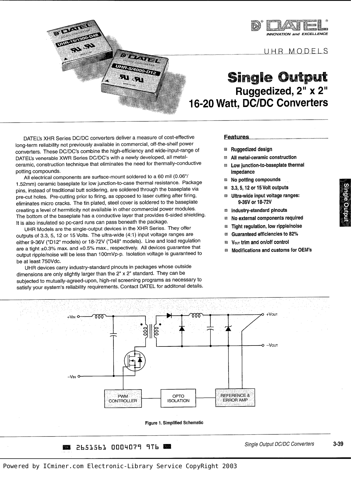 DATEL UHR Service Manual