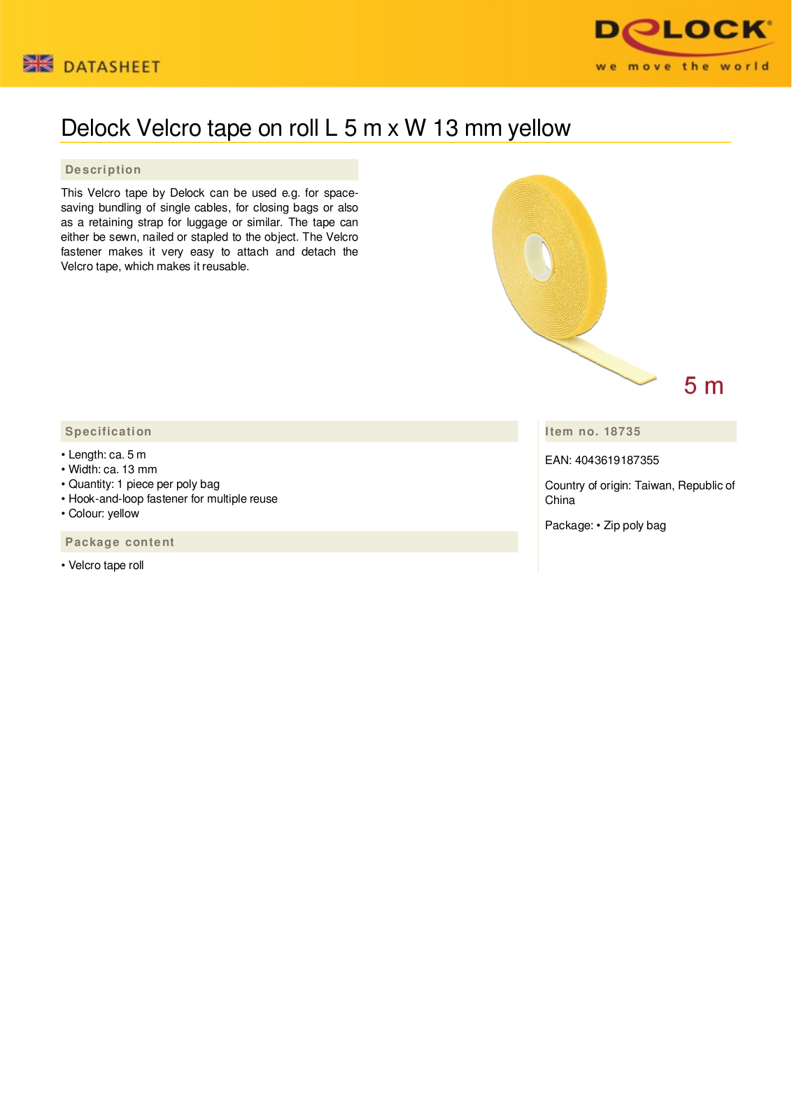 DELOCK 18735 Datasheet - ManualMachine.com