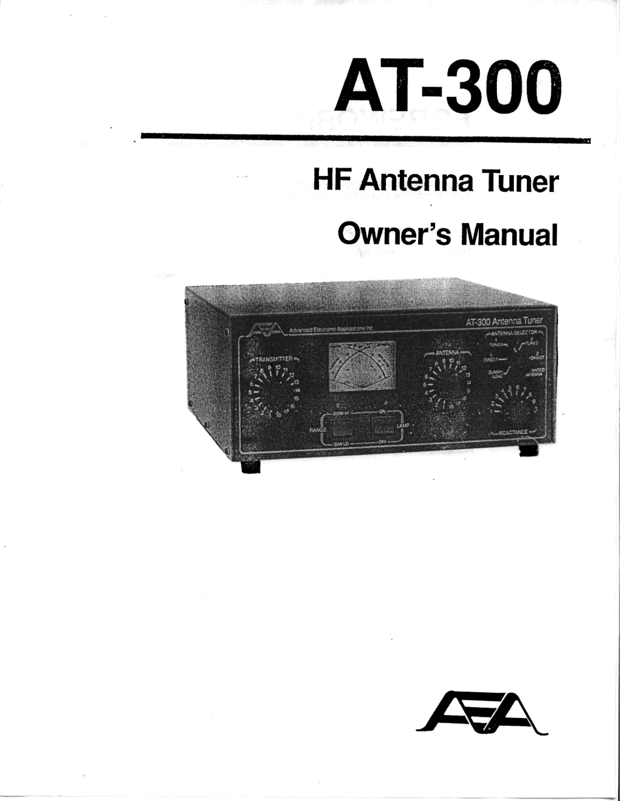 Aea AT-300 User Manual