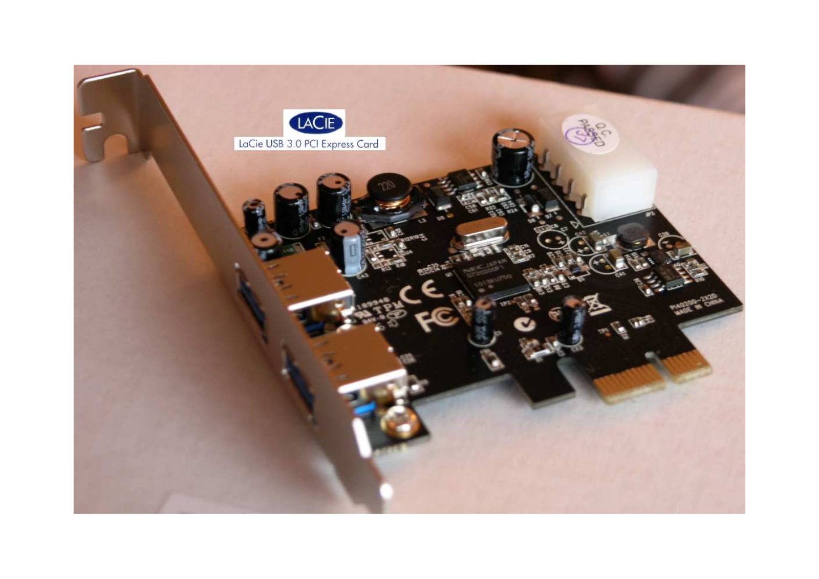 LACIE USB-3 PCI EXPRESS CARD User Manual