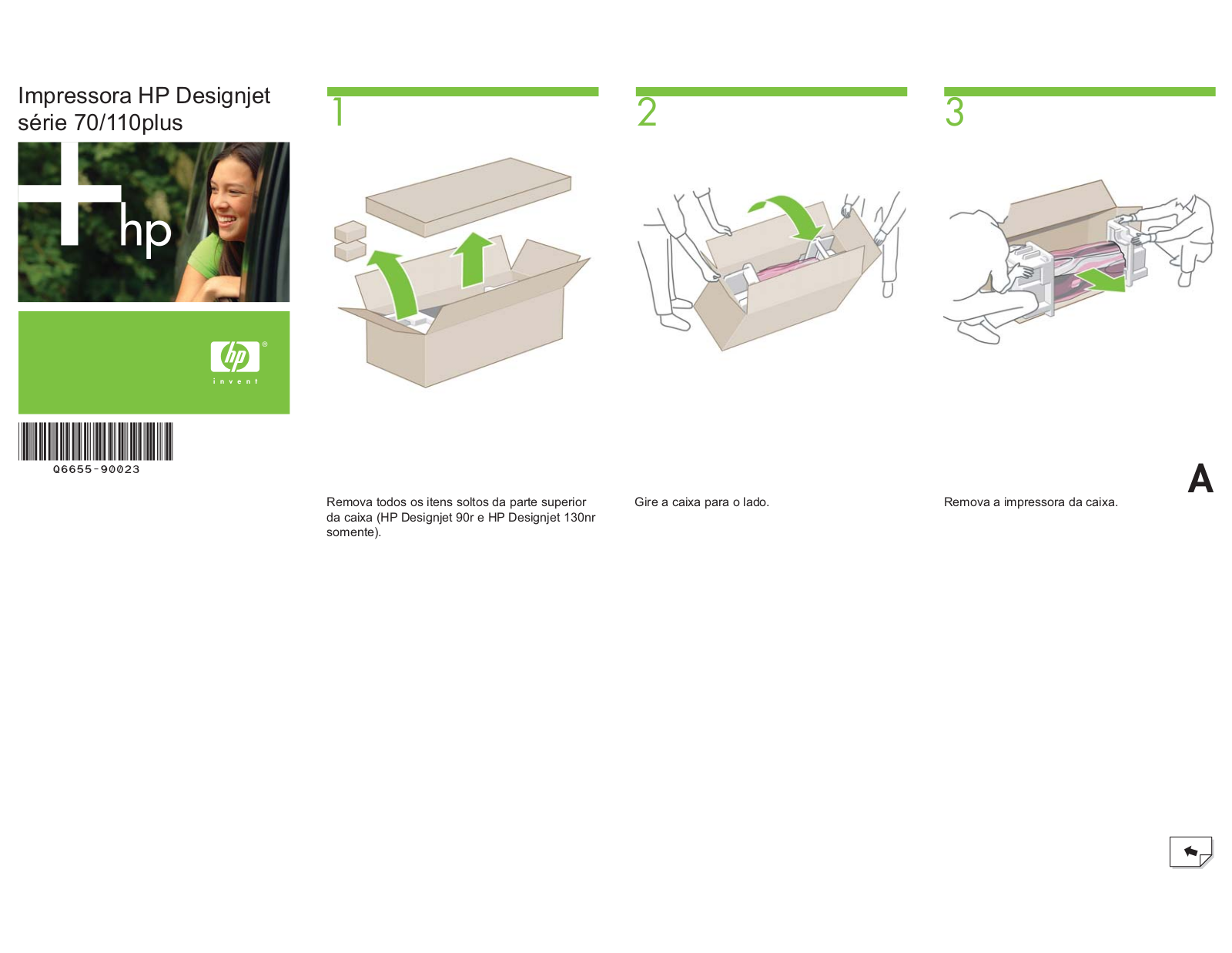 HP Designjet 70 Installation Guide