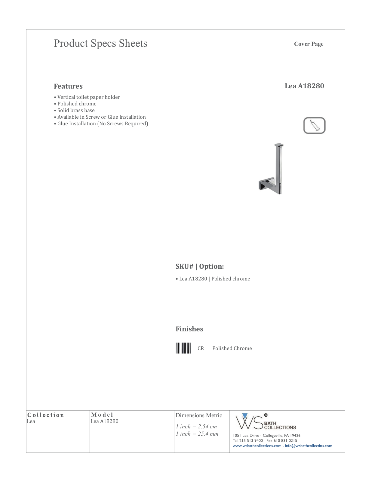 WS Bath Collections WSO3276 Specifications - ManualMachine.com