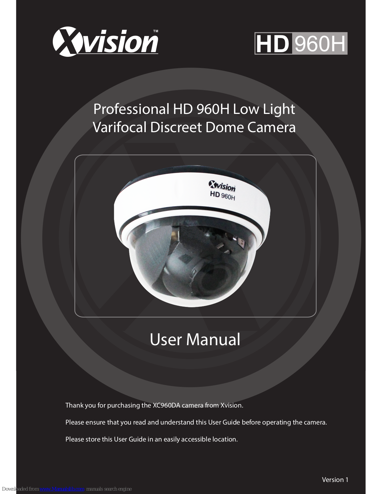 XVision XC960DA User Manual