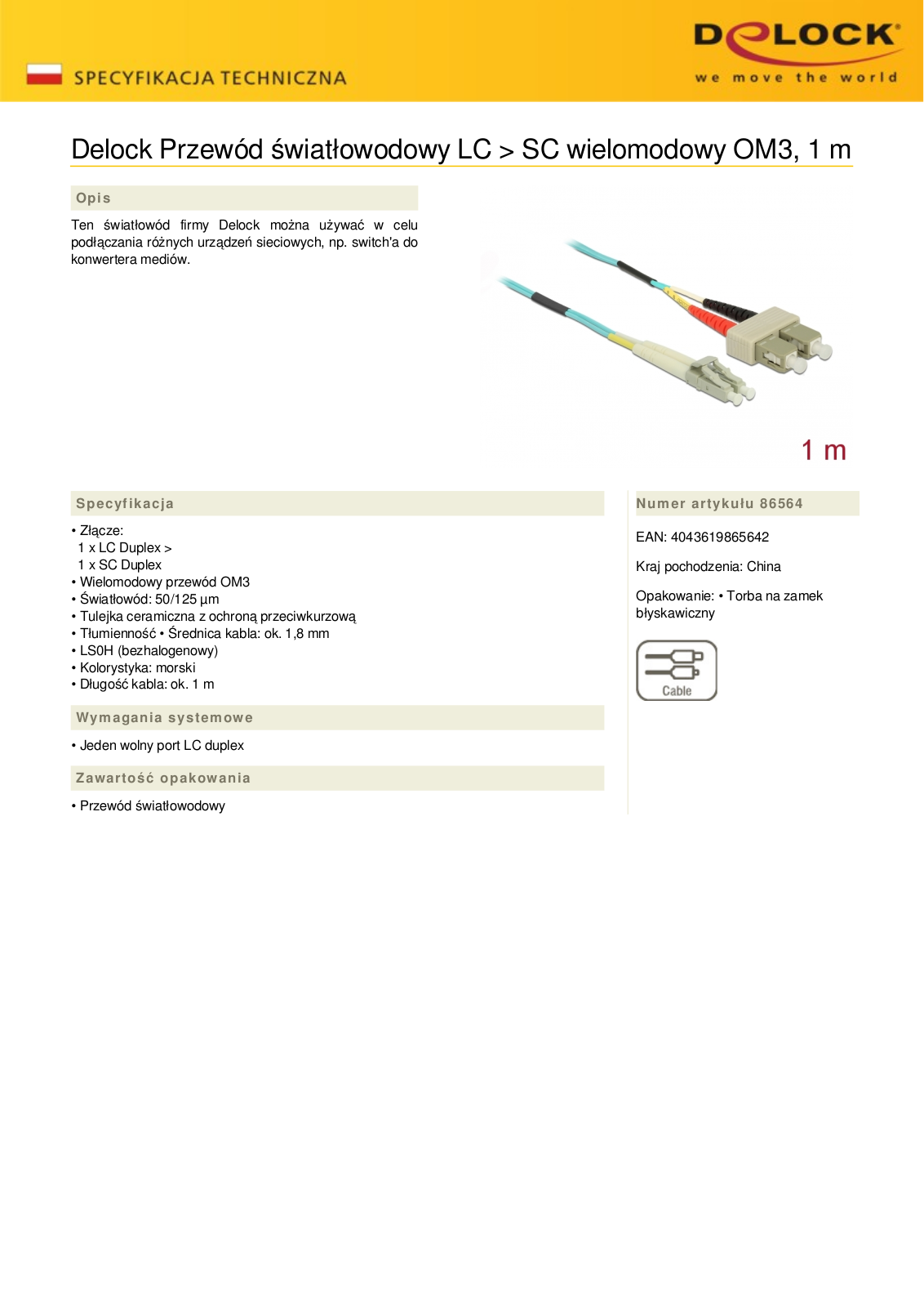 DELOCK 86564 Datasheet - ManualMachine.com