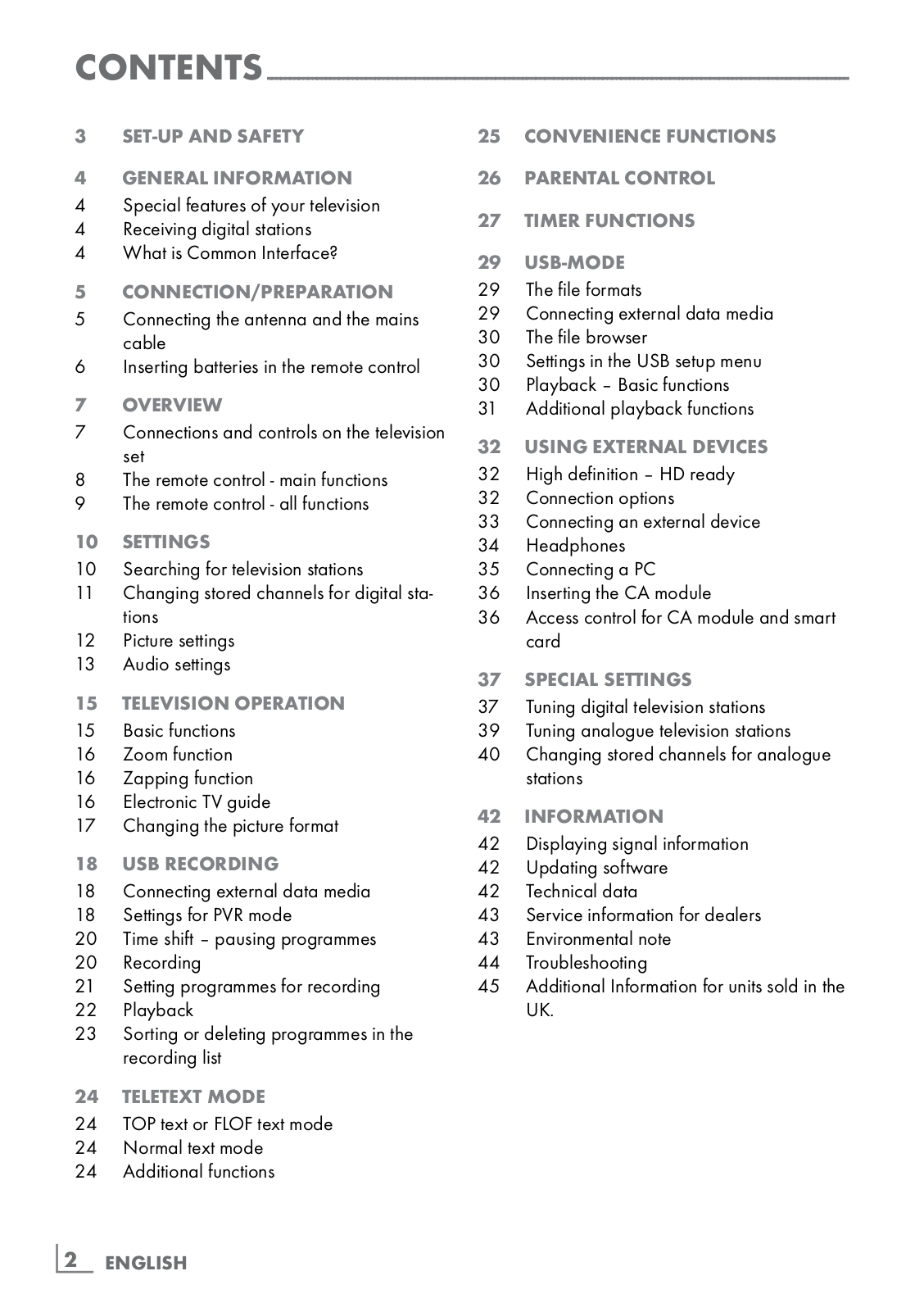 GRUNDIG 22 VLE 7000 User Manual