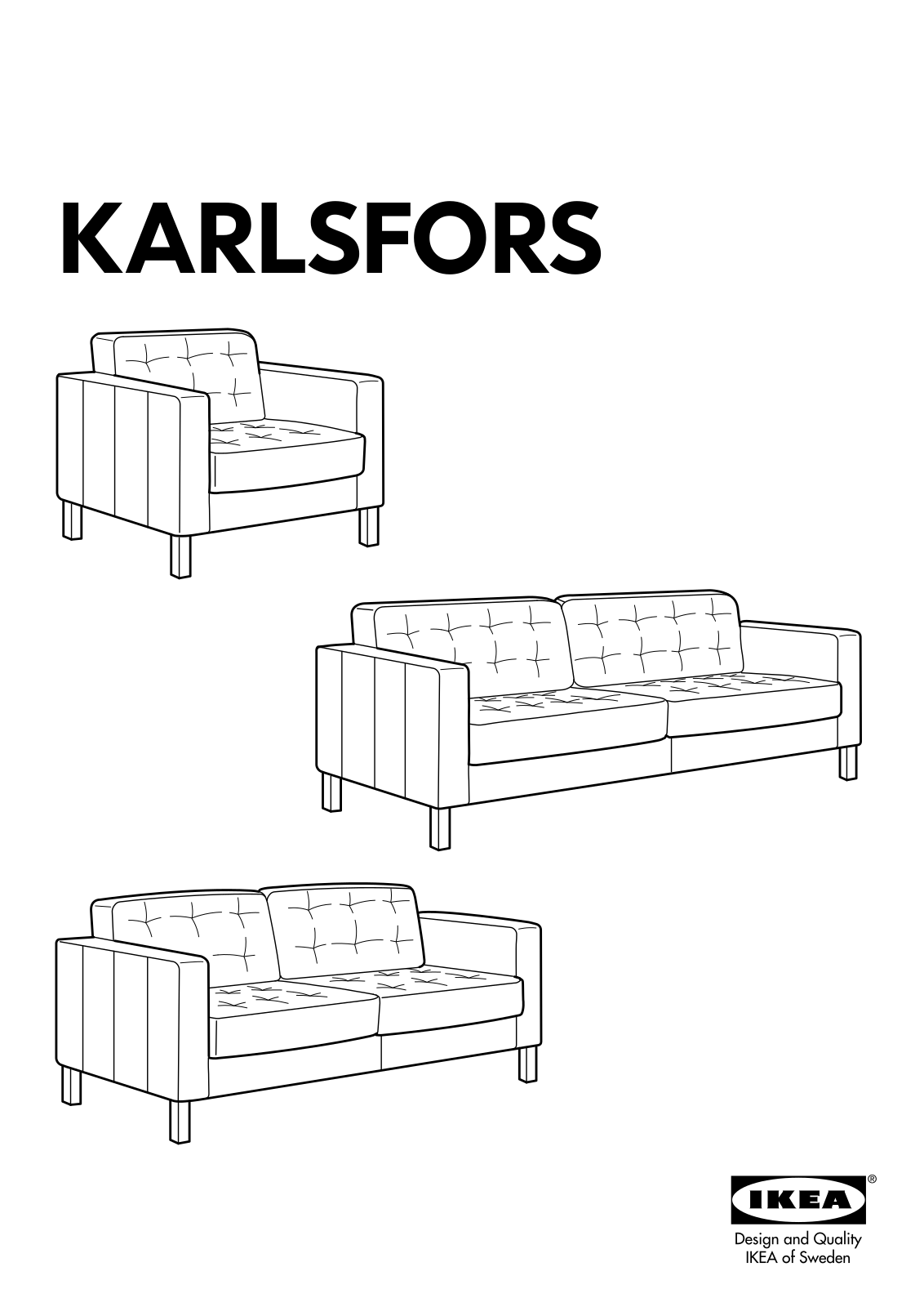 IKEA KARLSFORS User Manual