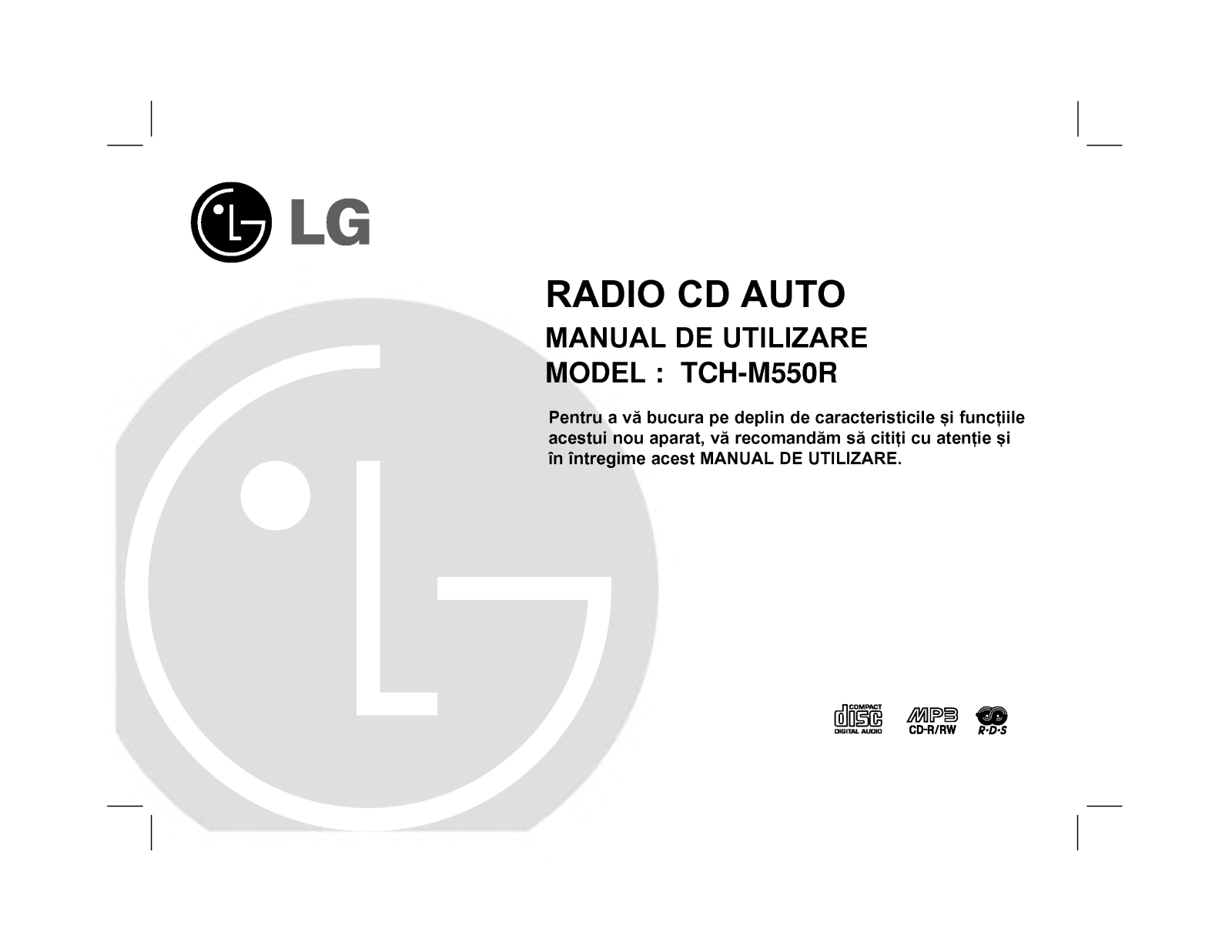 Lg TCH-M550R User Manual