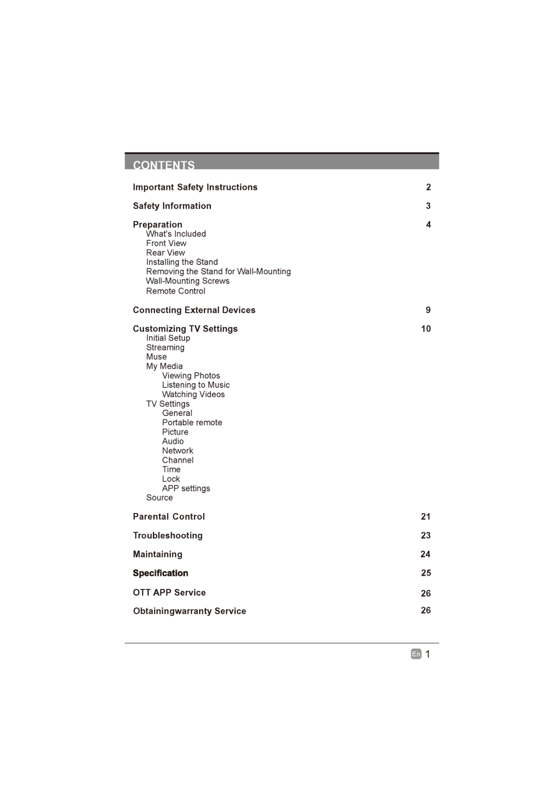 Shenyang Tongfang Multimedia Technology WD39HB210 User Manual