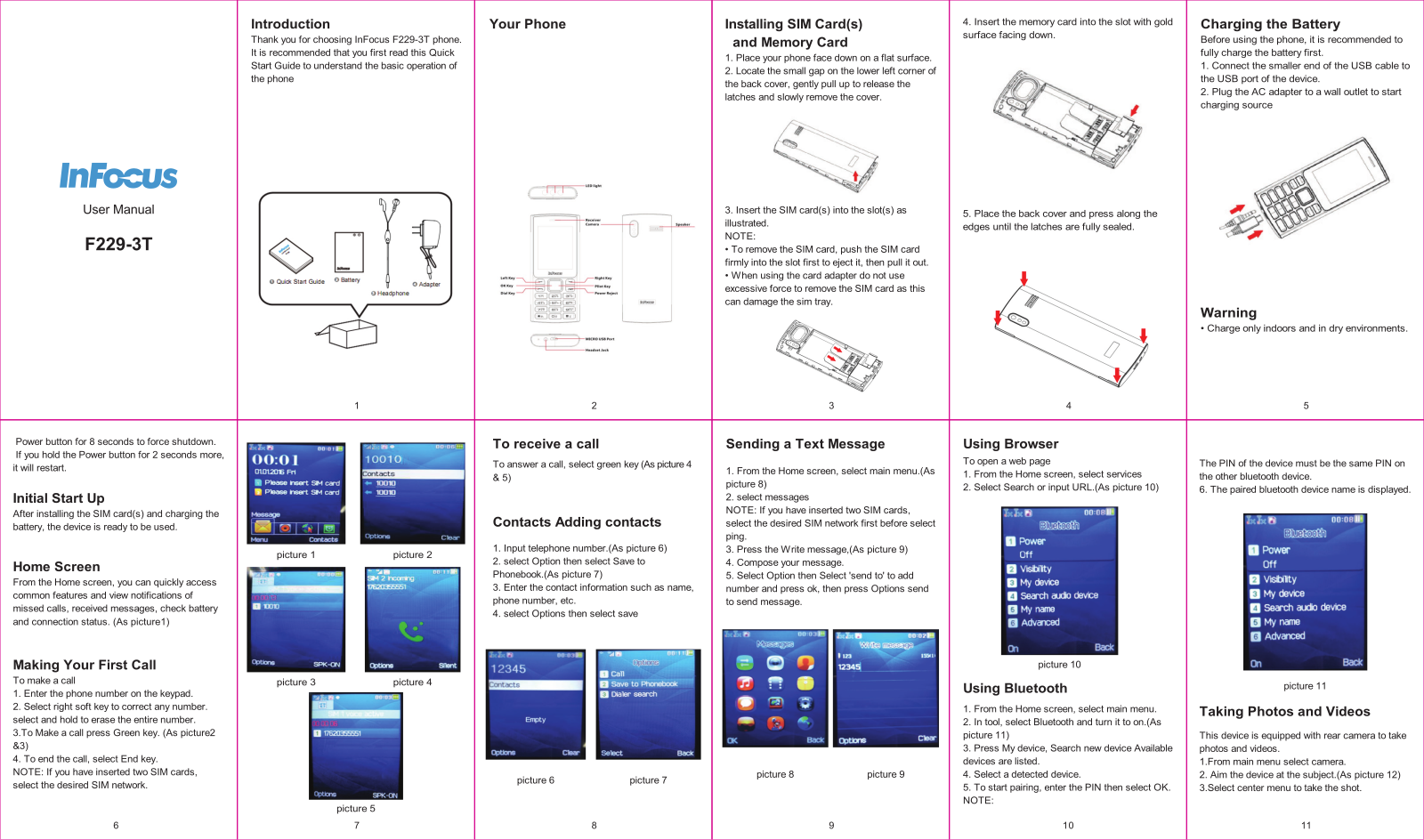 InFocus F229 3T Instruction Manual