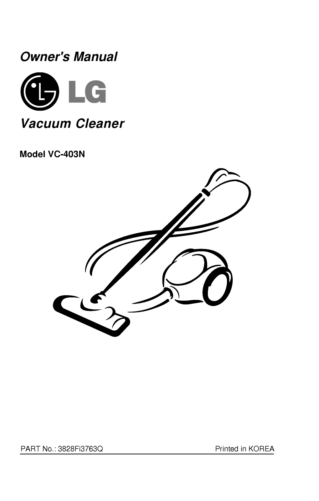 LG VC-403N User Manual