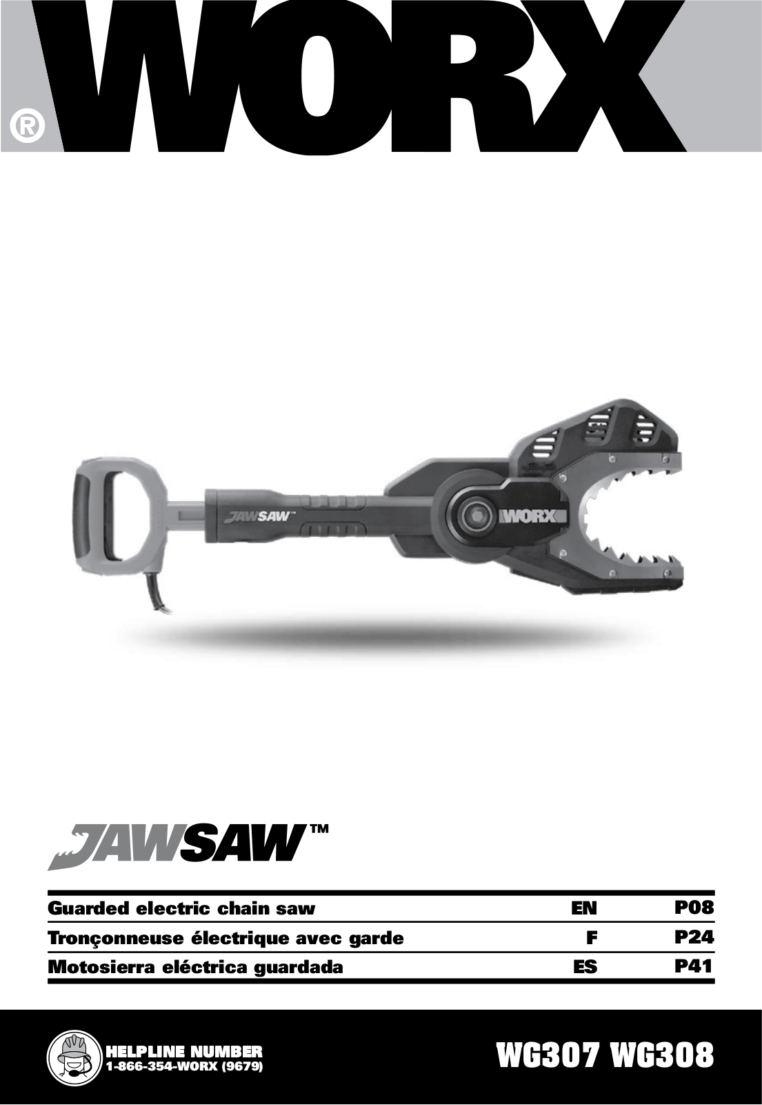 WORX Tools WG308, WG307 User Manual