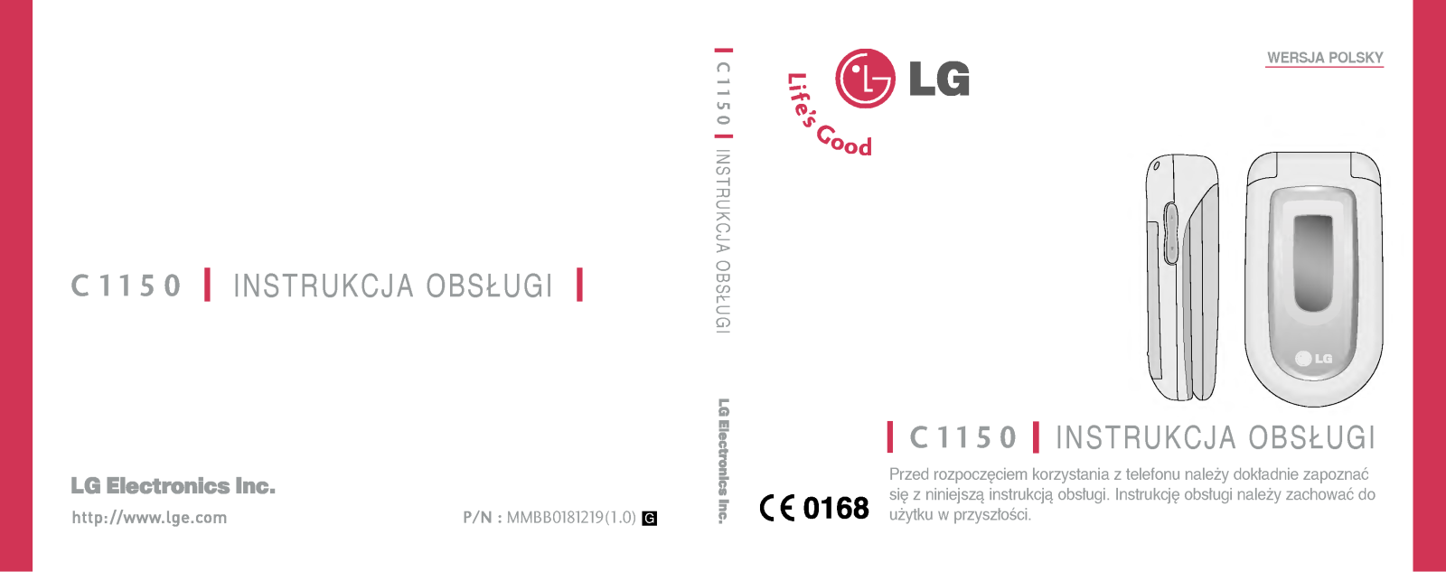 Lg C1150 User Manual