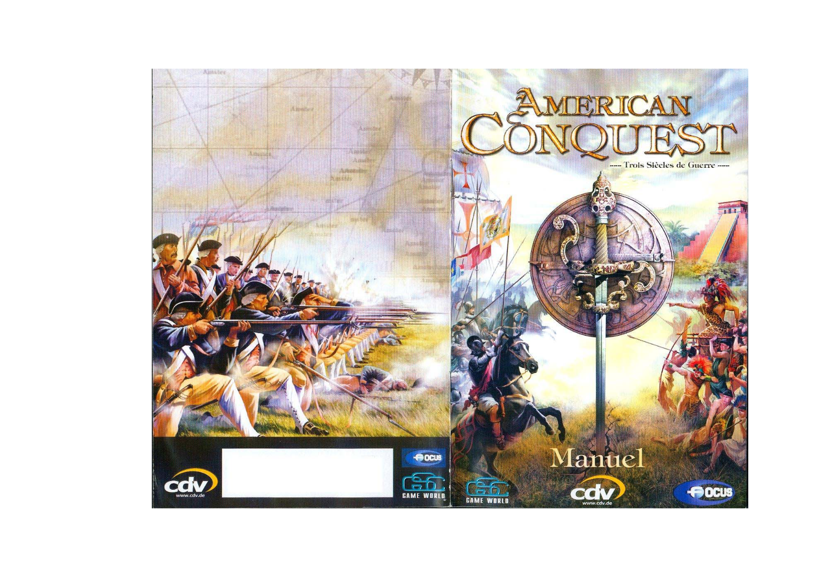 GAMES PC AMERICAN CONQUEST-TROIS SIECLES DE GUERRE User Manual