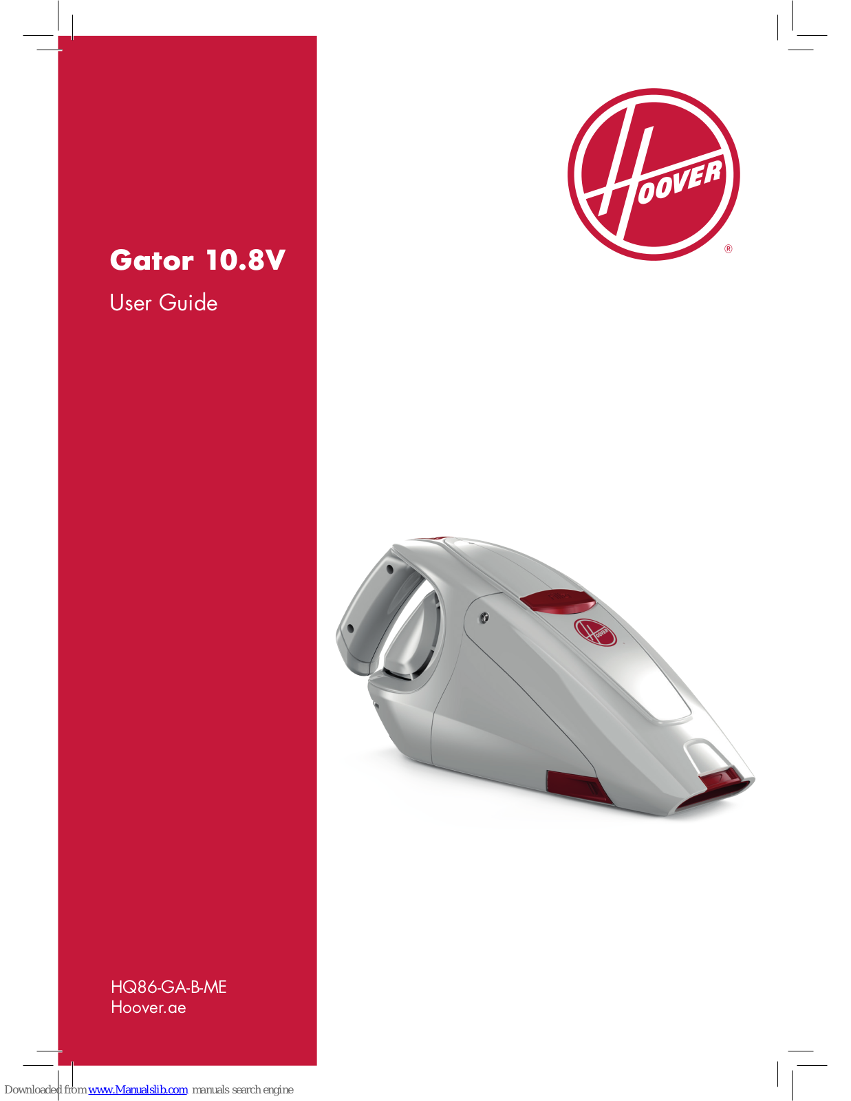 Hoover Gator 10.8V User Manual