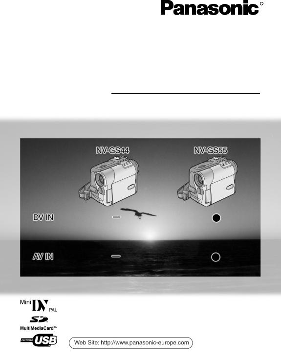 PANASONIC NV-GS44EG, NV-GS55EG User Manual