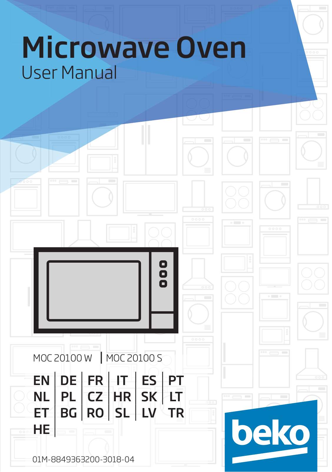 Beko MOC 20100 W, MOC 20100 S User manual