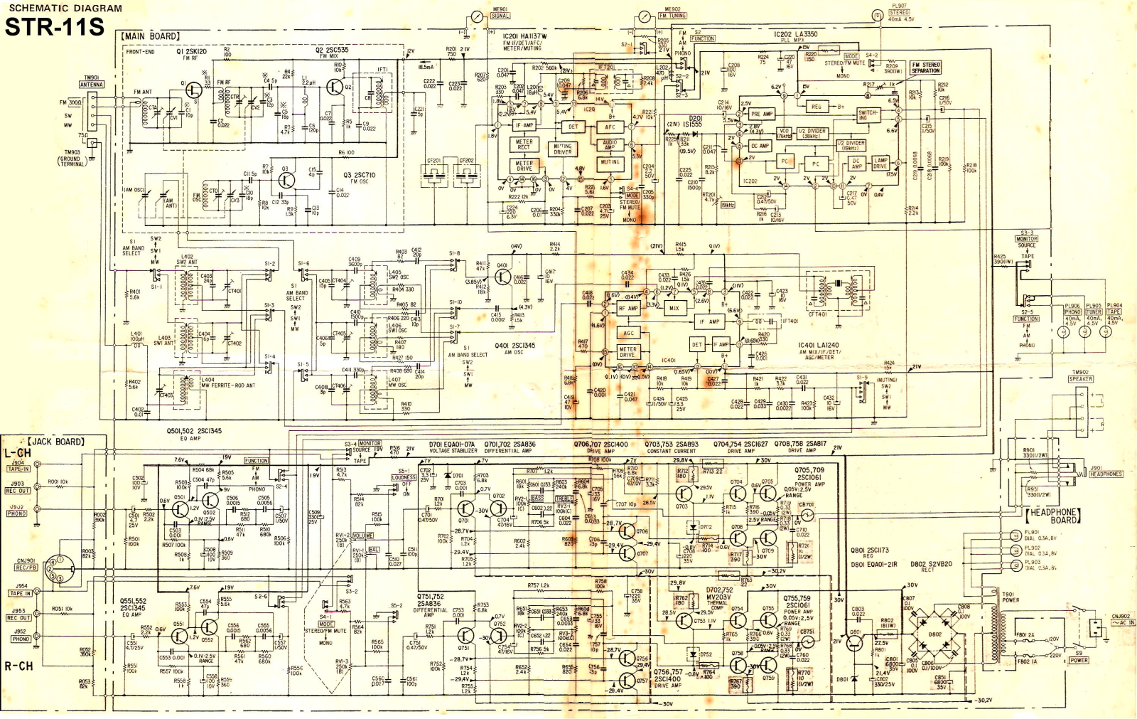 Sony STR11S Schematic - ManualMachine.com