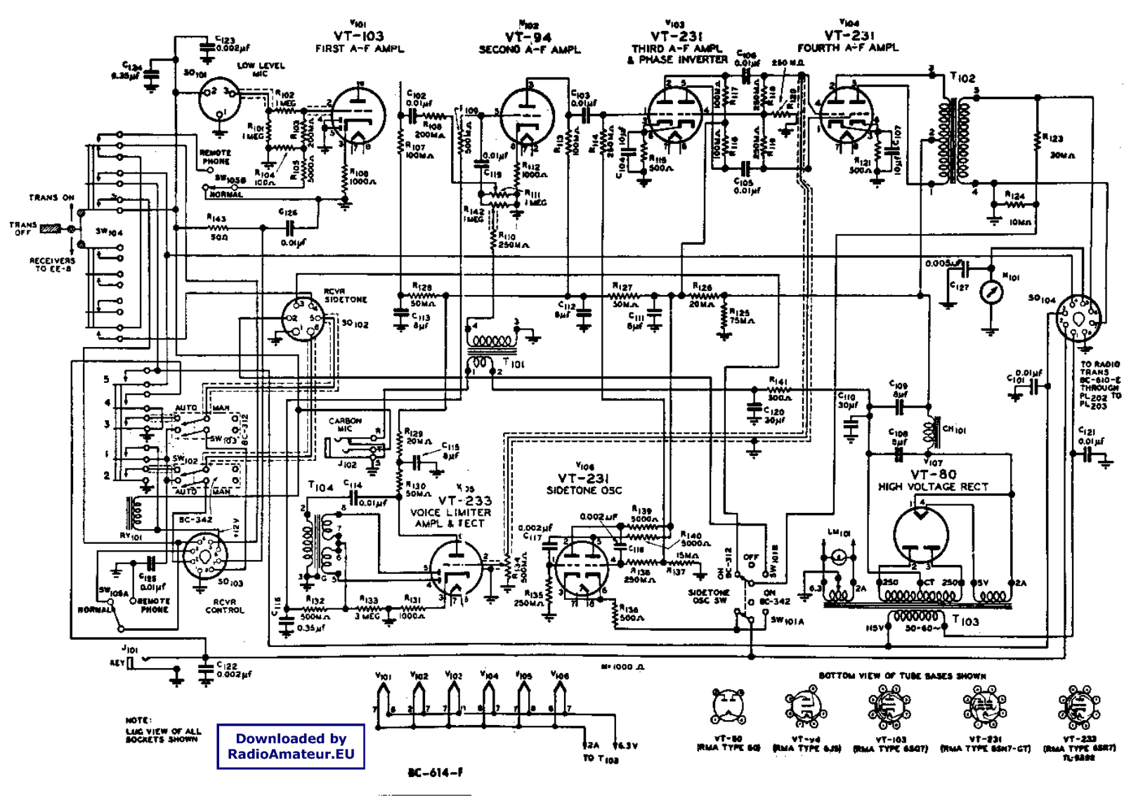 Pozosta BC-614F Schematic