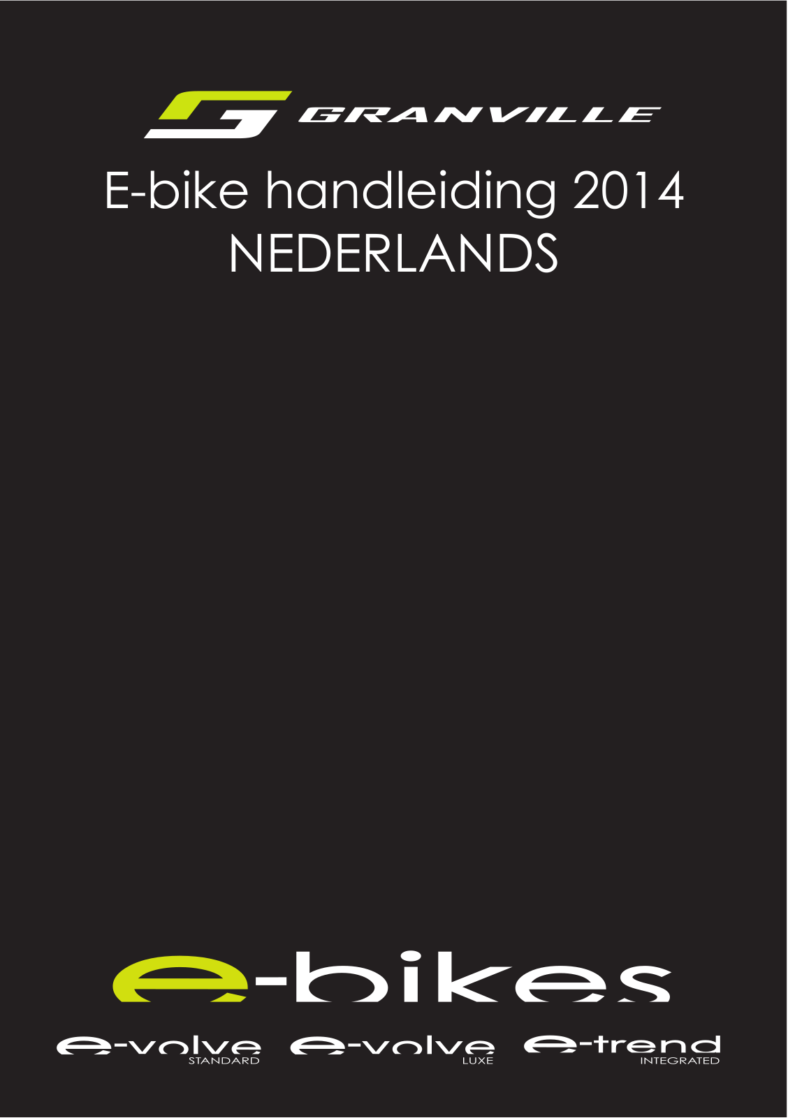 Granville E-bike User Manual - ManualMachine.com